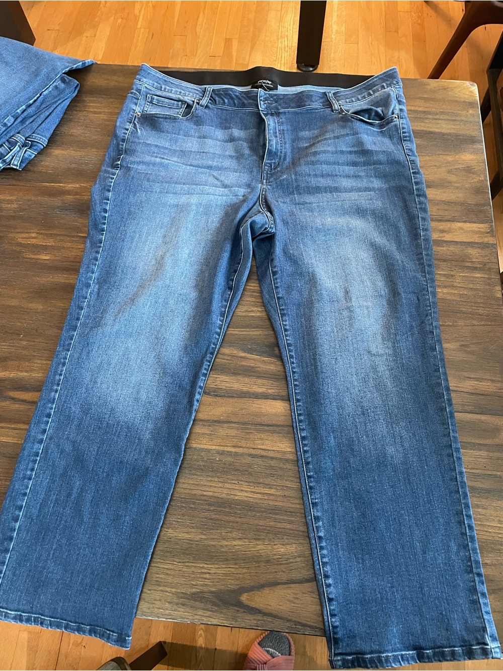 Lane Bryant Classic Blue Straight-Leg Jeans